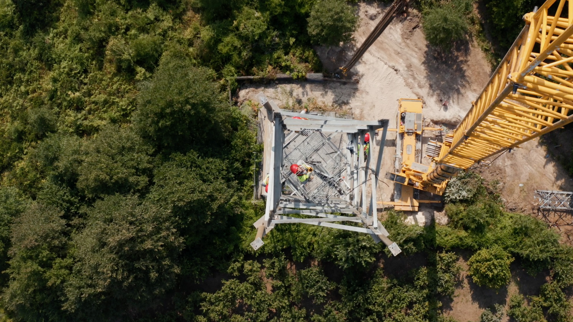 Sistel Engineering | Dismantling Process of Turk Telekom’s Communication Tower (90 meters)
